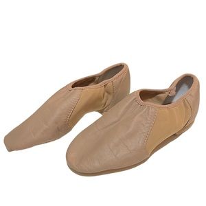 Neo-flex slip on leather jazz shoes tan